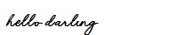 hello darling